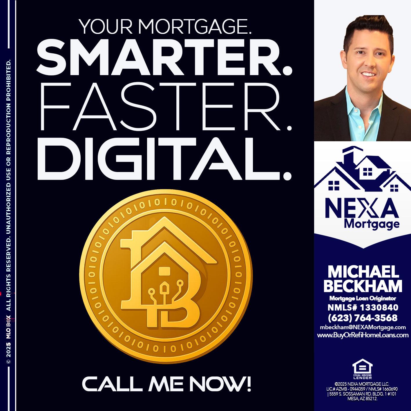 YOUR MORTGAGE - Michael Beckham -Mortgage Loan Originator YOUR MORTGAGE - Michael Beckham -Mortgage Loan Originator